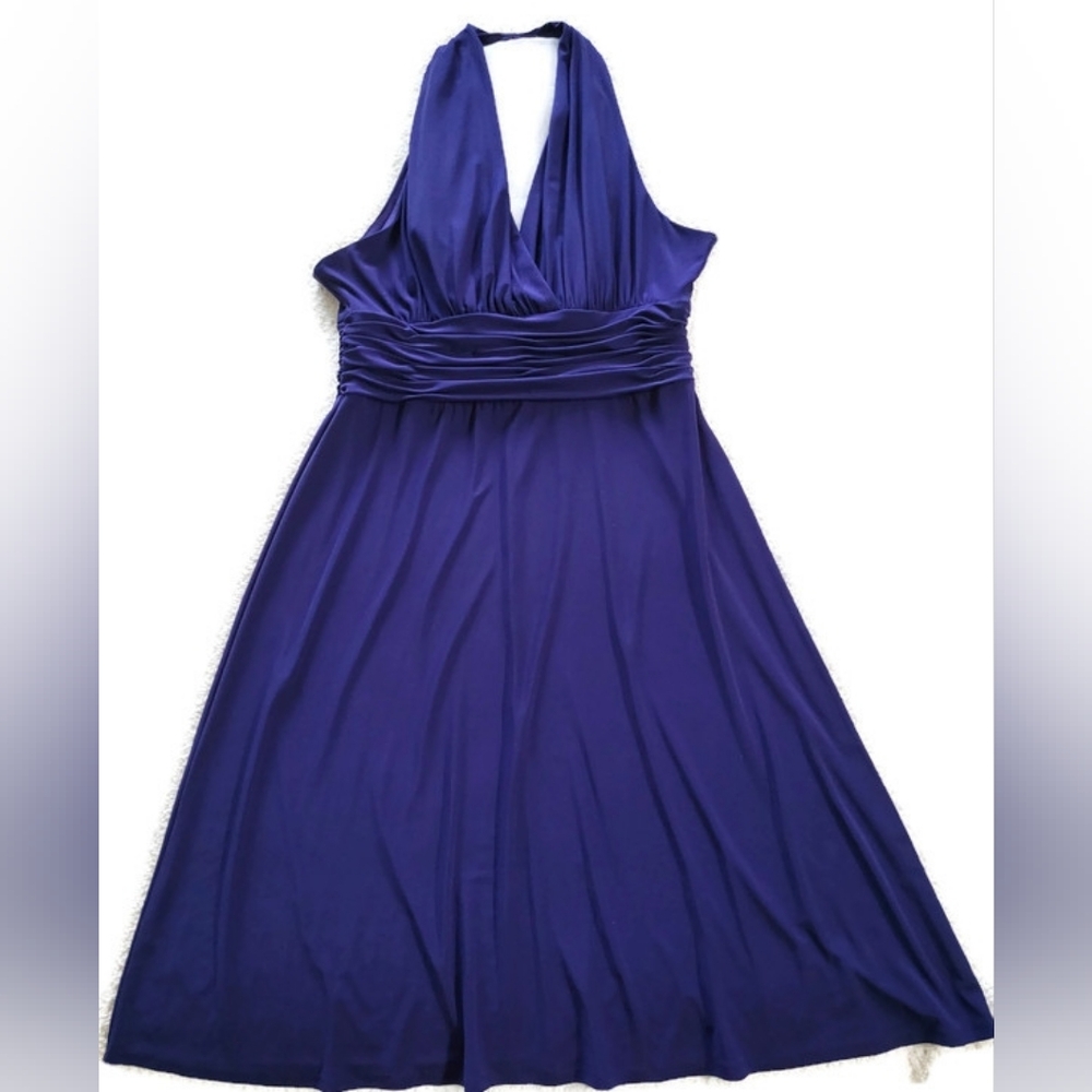 Jones Wear Elegant Blue Dress